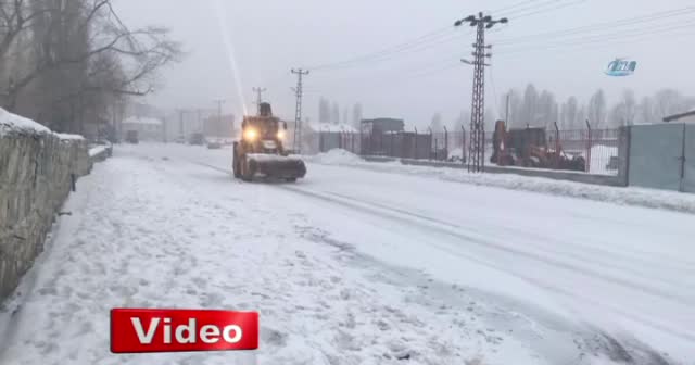 Kars’ta kar yağışı