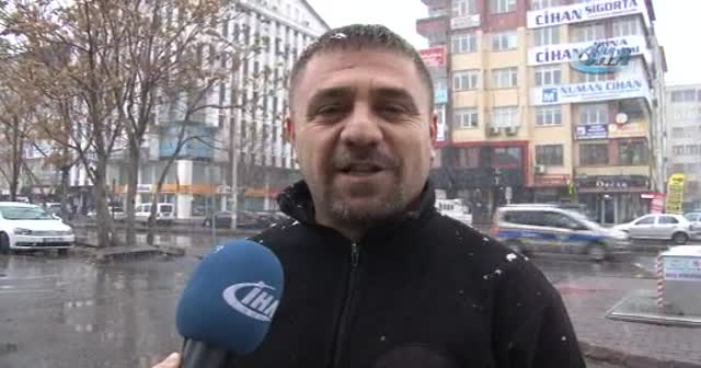 Kayseri ve Niğde'de kar yağışı başladı