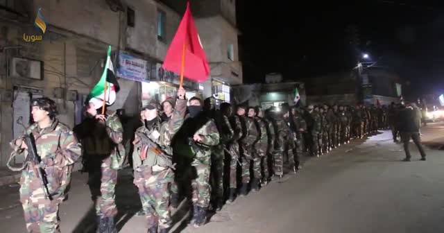 ÖSO, Afrin'e doğru yola böyle çıktı