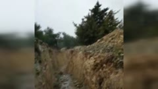 PYD/PKK'nin Afrin'de ele geçen mevzileri görüntülendi