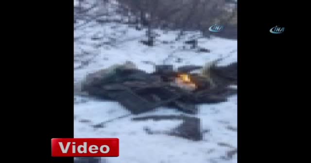 Tunceli'de teröristlerin kullandığı 2 sığınak imha edildi