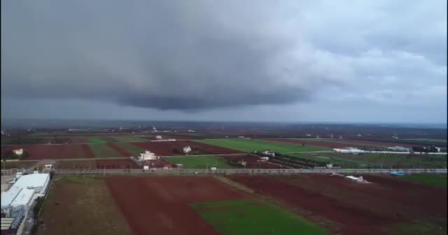Türkiye’den Suriye’ye uzanan muhteşem görüntü