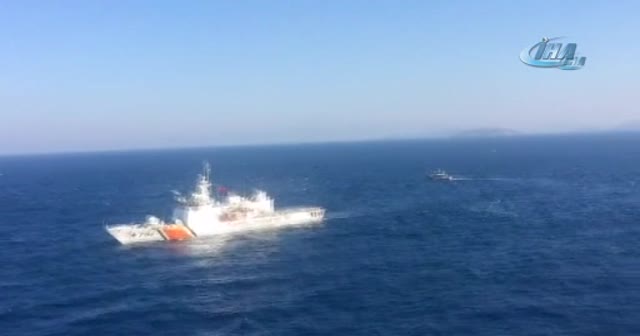 Yunan bakan Kardak'a yaklaştırılmadı