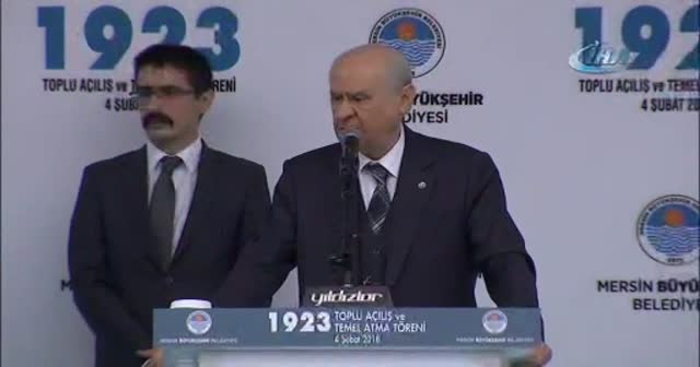 Bahçeli: Ay kalkanımız, dağlar süngümüzdür