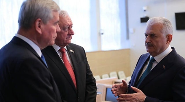 Başbakan Yıldırım, Belarus Cumhuriyet Konseyi Başkanı ile görüştü