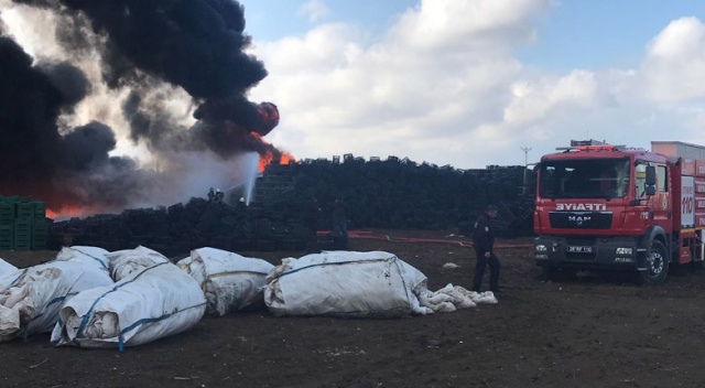 Eskişehir’deki plastik fabrikasında yangın çıktı