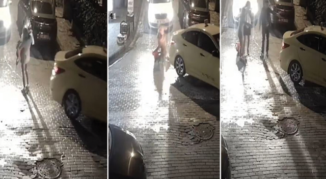 Güngören’de anne ve bebeğin ölümden döndüğü kaza kamerada