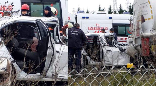 İstanbul'da kaza: 1 ölü, 1 ağır yaralı