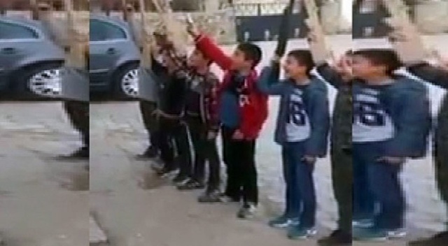Sivaslı miniklerden komando andı