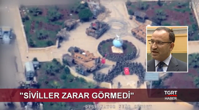 Bekir Bozdağ: Afrin'de siviller zarar görmedi
