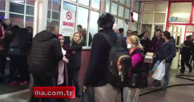 İstanbul Çapa Tıp fakültesi Acil Servisi'nde yangın