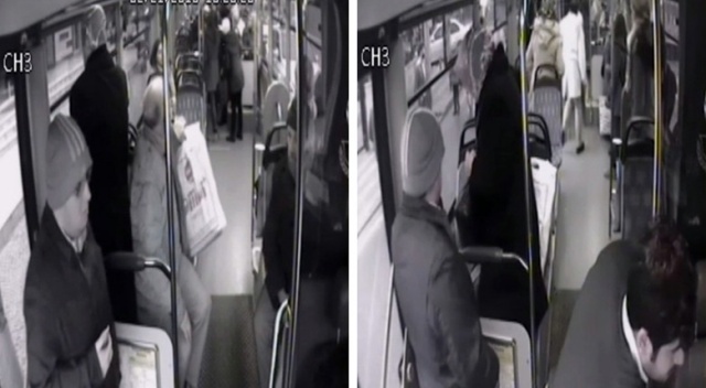 Kahraman otobüs şoförü kalp krizi geçiren kadını hastaneye böyle yetiştirdi