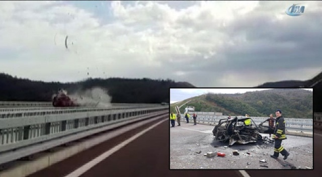 Kilometrelerce ters şeritten gitti, sonunda facia böyle yaşandı