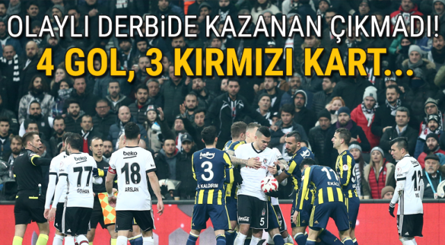 ÖZET İZLE: Beşiktaş 2-2 Fenerbahçe Maçı özeti ve golleri izle (BJK FB DERBİSİ KAÇ KAÇ BİTTİ?)