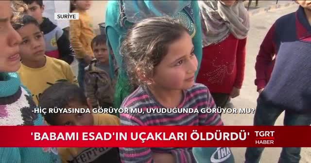 Suriyeli yetim yürekleri dağladı: "Babamı Esad'ın uçakları öldürdü"
