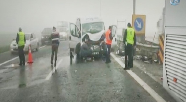 TEM'de feci kaza! 1 kişi hayatını kaybetti