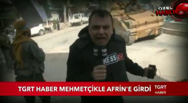 TGRT Haber, Mehmetçik ile Afrin'e girdi