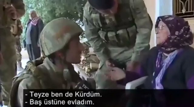 Türk askerini görünce böyle sevindi