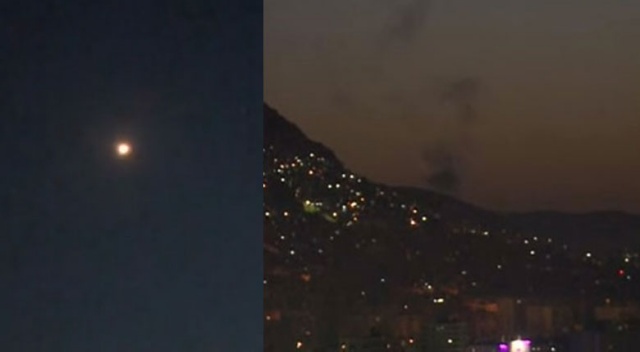 ABD füzelerinin havada imha edilme anları