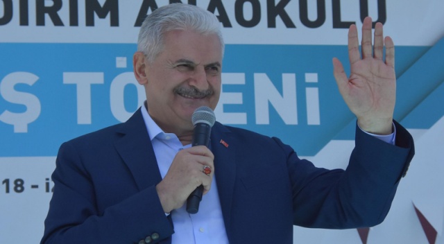 Başbakan Yılıdırm: Devletimizi, bayrağımızı çekemeyenlerin tepelerine çökeriz