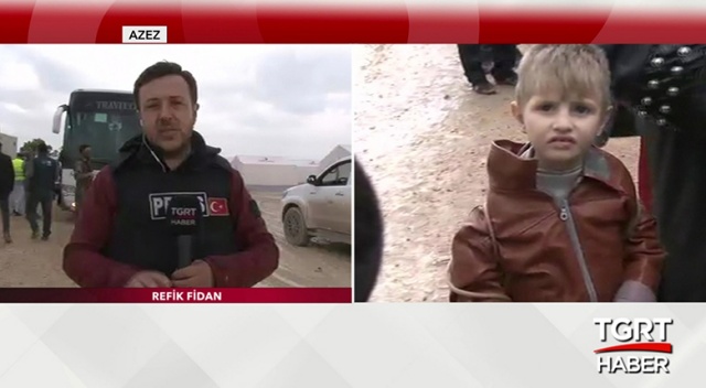 Suriye'deki dramı anlatan TGRT Haber muhabiri gözyaşlarına hâkim olamadı