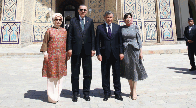 Cumhurbaşkanı Erdoğan Buhara’da