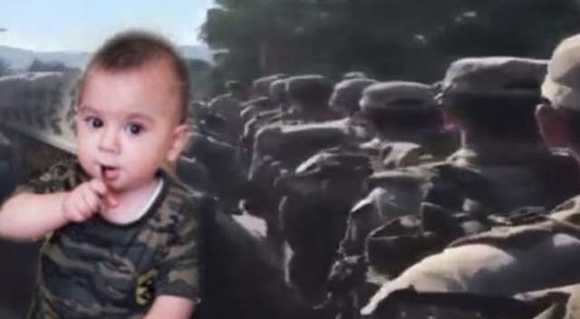 Bordo Bereliler şehit Bedirhan bebeği unutmadı