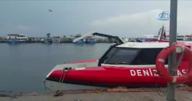 Bostancı Sahili'nde helikopter düştü | İstanbul'da helikopter kazası