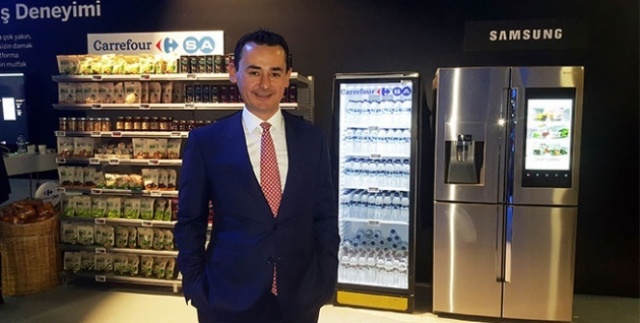 Dijital ekranla marketler buzdolabına taşınıyor
