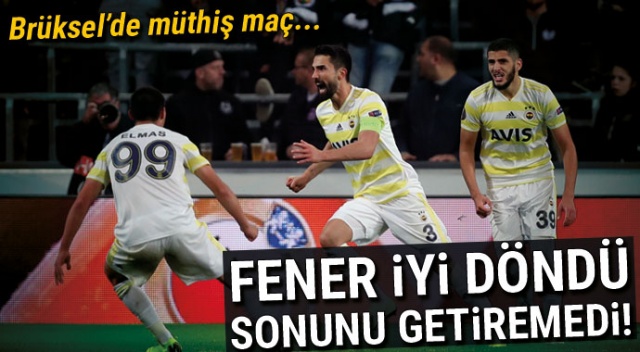 Özet izle: Anderlecht 2-2 Fenerbahçe özeti ve golleri izle | Anderlecht, Fener maçı skoru özeti VİDEO