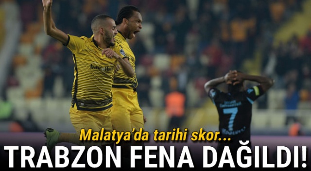Özet İzle: Malatyaspor 5-0 Trabzonspor Özeti ve Golleri izle | Malatya, TS maçı kaç kaç bitti? (skor özet VİDEO)