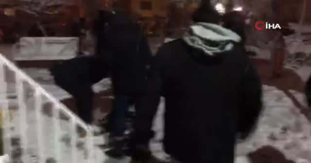 Başkent’te kar yağışı