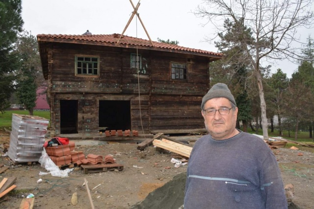 Çaycuma'da geleneksel köy evinin kurulumu tamamlandı