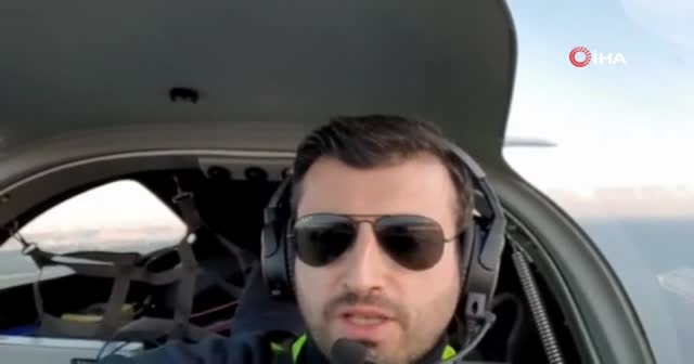Selçuk Bayraktar, hava aracı ile ilk seferini İstanbul'dan Tekirdağ'a yaptı