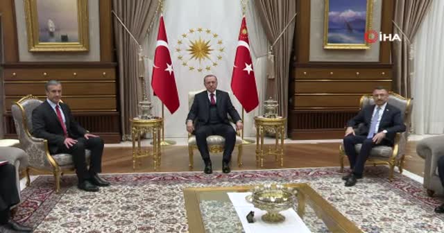Cumhurbaşkanı Erdoğan, Venezuela Devlet Başkan Yardımcısı El Aissami ile bir araya geldi