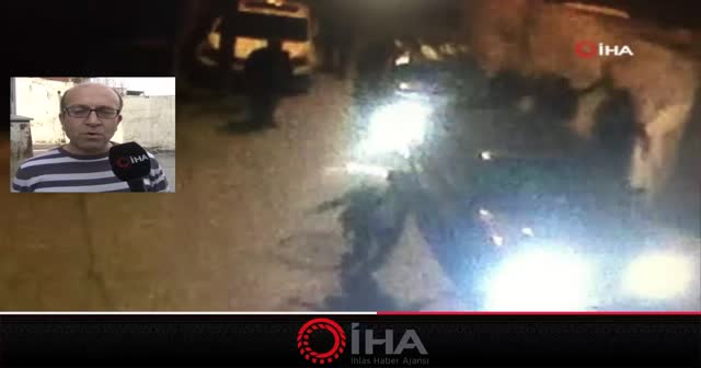 Suriyeli iki grubun boşanma kavgası güvenlik kamerasında