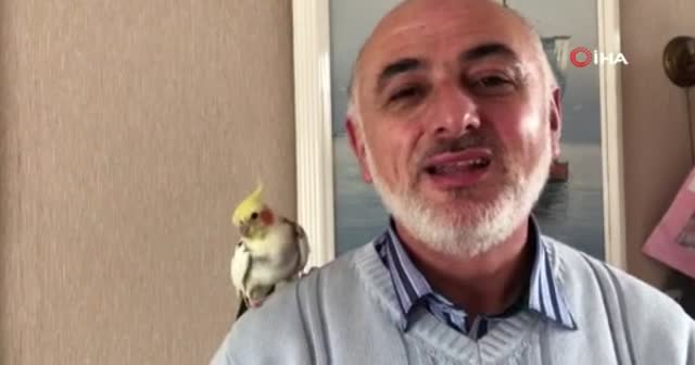 Türkiye sevdalısı gurbetçi papağanın şaşırtan repertuvarı