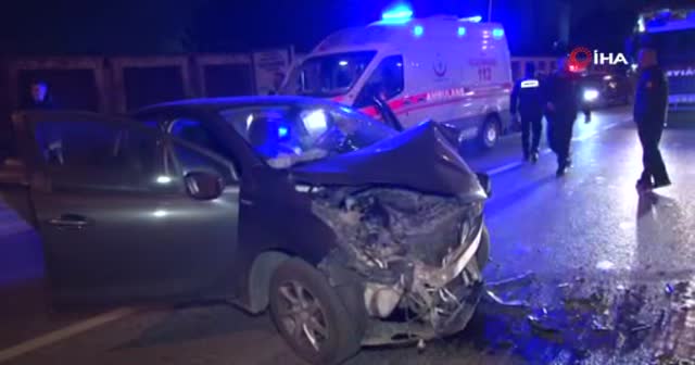 Ankara’da trafik kazası: 1 yaralı