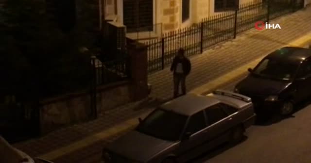 Bonzai içen gencin yürek burkan hali kamerada