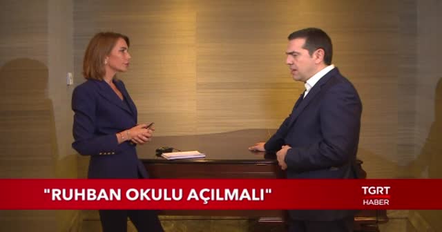 Yunanistan Başbakanı Çipras ilk kez TGRT Haber'e konuştu