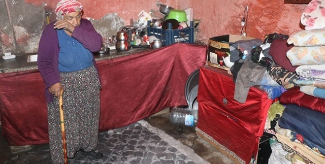 Harabe evde yaşam mücadelesi!