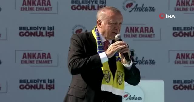 Cumhurbaşkanı Erdoğan: Ankara'yı yeniden eski karanlık günlerine döndürmenin hesabını yapanlar var
