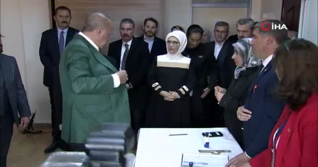 Cumhurbaşkanı Erdoğan oyunu kullandı