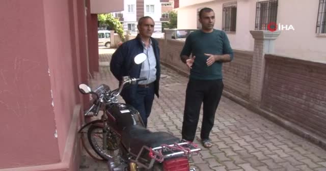 2 dakikada demir makaslı motosiklet hırsızlığı kamerada