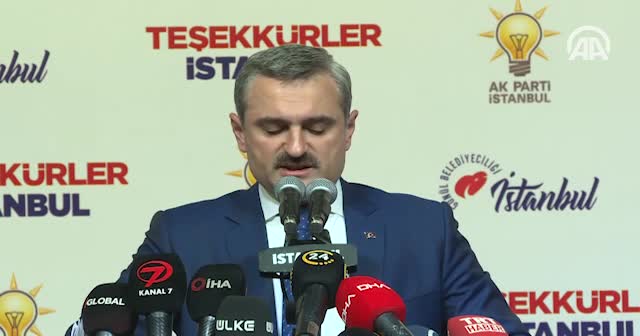 AK Parti İstanbul İl Başkanı Şenocak: İstanbul'da sonuç AK Parti ve Sayın Binali Yıldırım lehine