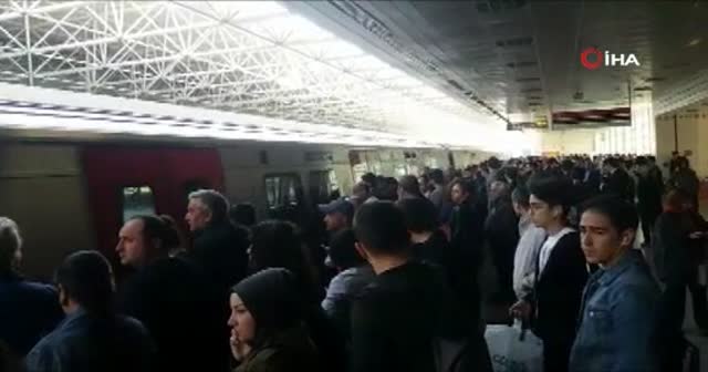Ankara metrosunda sabah kabusu