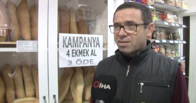 Bu markette ekmeği 75 kuruşa almak mümkün