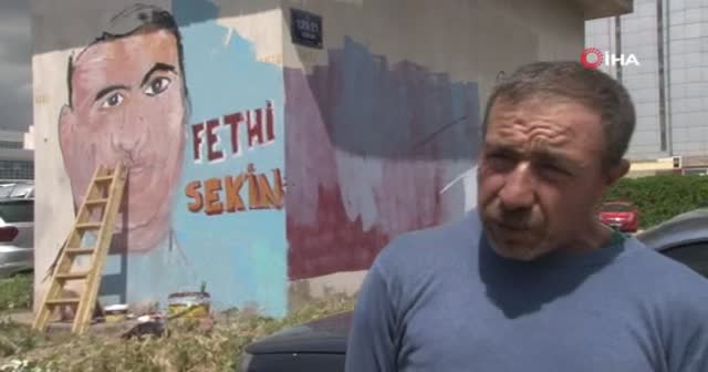 Kontrol edemediği kaslarına rağmen Fethi Sekin’i çiziyor