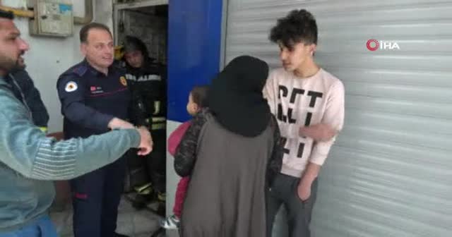 Suriyeli çocukların ateşle oyunu evi kül etti