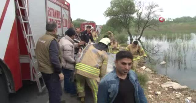 Büyükçekmece Gölü'ne giren bir kişi kayboldu